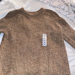 Long Sleeve Tan Sweater